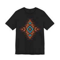 Boho Aztec Geometric Totem Pattern Illustration Unisex T-Shirt