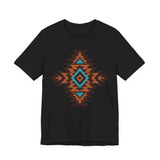 Boho Aztec Geometric Totem Pattern Illustration Unisex T-Shirt