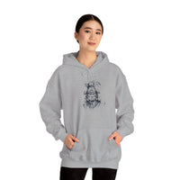 Fierce Inca Warrior Ink Illustration Unisex Hoodie