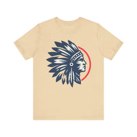Tribal Visionary Chief Emblem Illustration Unisex T-Shirt