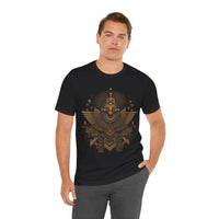 Viracocha Sacred Glyph Abstract Crown Symbol Unisex T-Shirt