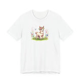 Baby Llama Inca Blossom Crown Unisex T-Shirt
