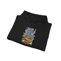 Aztec Turquoise Cactus Desert Landscape Unisex Hoodie