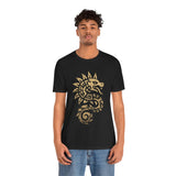 Quetzalcoatl Spiral Serpent Tribal Glyph Unisex T-Shirt