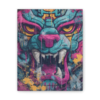 Mayan Urban Jungle Jaguar Art Canvas