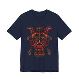 Aztec Fire Warrior Mask Unisex T-Shirt