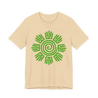 Aztec Plant Spiral Symbol Unisex T-Shirt