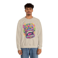 Graffiti Mayan Skull Cartoon Style Unisex Sweatshirt