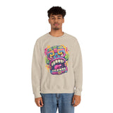 Graffiti Mayan Skull Cartoon Style Unisex Sweatshirt