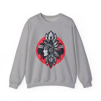 Tribal Legacy Circle Emblem Illustration Unisex Sweatshirt