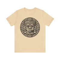 Aztec Totem Mesoamerican Art Illustration Unisex T-Shirt
