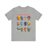 Aztec Gods Chibi Characters Pantheon Unisex T-Shirt