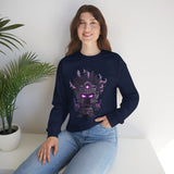 Aztec Shadow Warrior God with Glowing Eyes Unisex Sweatshirt