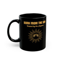 Sun Born Jaguar Guardian Black Mug