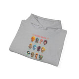 Aztec Gods Chibi Characters Pantheon Unisex Hoodie