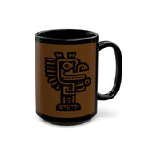 Aztec Glyph Black Mug