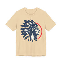 Tribal Visionary Chief Emblem Illustration Unisex T-Shirt