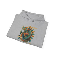 Feathered Serpent Sun Spiral Unisex Hoodie