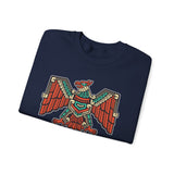 Aztec Solar Eagle Emblem Illustration Unisex Sweatshirt