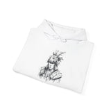 Jaguar Warrior Ink Portrait Unisex Hoodie