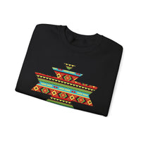 Sacred Geometric Textile Pattern Illustration Unisex Sweatshirt