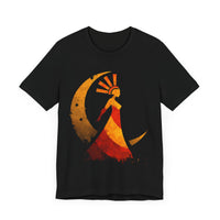 Mama Killa Inca Moon Goddess Glyph Style Unisex T-Shirt