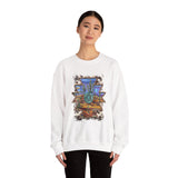 Aztec Turquoise Cactus Desert Landscape Unisex Sweatshirt