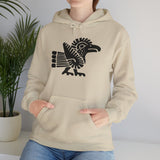 Aztec Bold Bird Illustration Unisex Hoodie