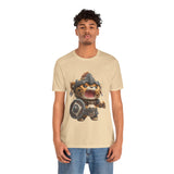Chibi Mayan Jaguar Warrior Cartoon Style Unisex T-Shirt
