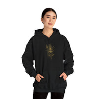 Golden Shaman Tribal Symbol Line Art Unisex Hoodie