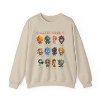Aztec Gods Chibi Characters Pantheon Unisex Sweatshirt