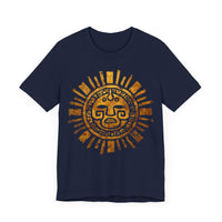 Inti Inca Sun God Petroglyph Symbol Unisex T-Shirt