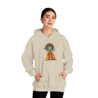 Celestial Aztec Ritual Illustration Unisex Hoodie