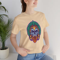 Aztec Indian Death Skull Tattoo Style Unisex T-Shirt