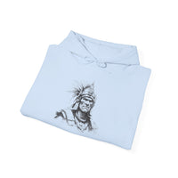 Inca Warrior Line Art Tribal Design Unisex Hoodie