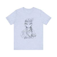 Inca Warrior Girl Fierce Heritage Ink Art Unisex T-Shirt