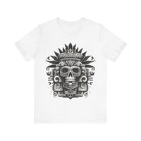 Ah Puch Death God Petroglyph Skull Unisex T-Shirt