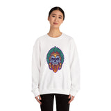 Aztec Indian Death Skull Tattoo Style Unisex Sweatshirt
