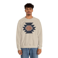 Minimal Southwest Tribal Rug Pattern Illustration Unisex Sweatshirt