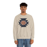 Minimal Southwest Tribal Rug Pattern Illustration Unisex Sweatshirt