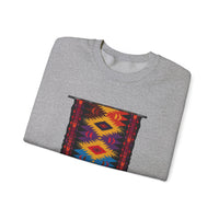Indigenous Andean Geometric Textile Pattern Unisex Sweatshirt
