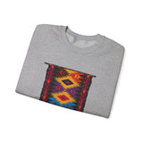 Indigenous Andean Geometric Textile Pattern Unisex Sweatshirt