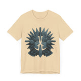 Aztec Warrior Duel Obsidian Glyph Style Unisex T-Shirt