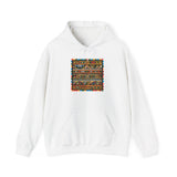 Pre-Columbian Tribal Stripe Pattern Unisex Hoodie