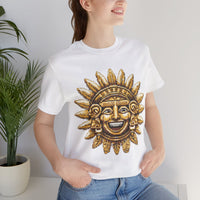 Pixel Art Inca Sun God 8-Bit Retro Style Unisex T-Shirt