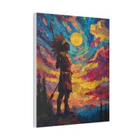 Sunrise Spirit of the Aztec Warrior Canvas
