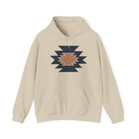 Minimal Southwest Tribal Rug Pattern Illustration Unisex Hoodie