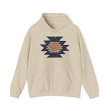 Minimal Southwest Tribal Rug Pattern Illustration Unisex Hoodie