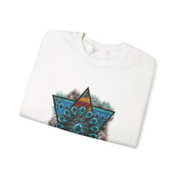 Wild Aztec Turquoise Amulet Illustration Unisex Sweatshirt