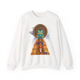 Celestial Aztec Ritual Illustration Unisex Sweatshirt